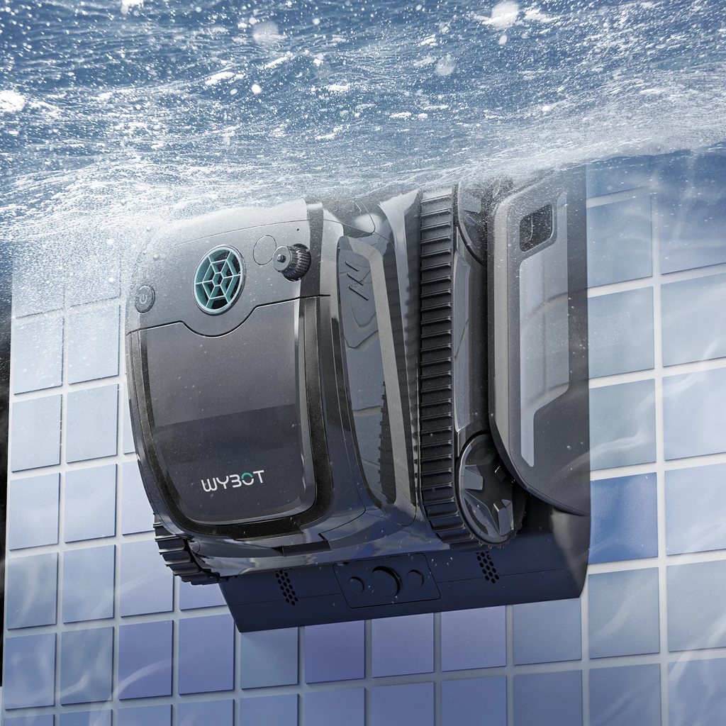 WYBOT S2 Pro Cordless Robotic Pool Cleaner with Underwater Self-Charging Dock — 7 Cleaning Modes, 210-min Runtime, up to 3230 sq.ft