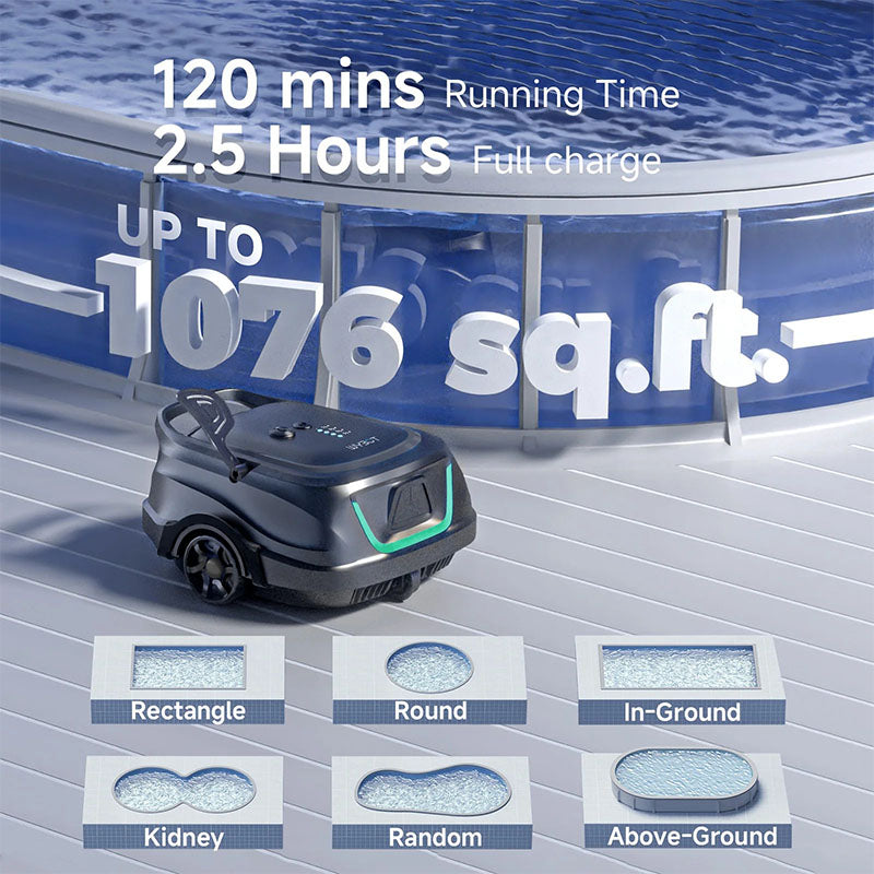 WYBOT A1 Cordless Robotic Pool Cleaner Pool Cleaning Robot