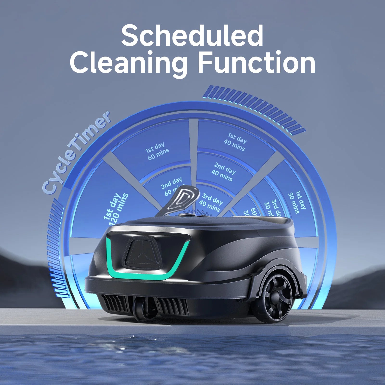WYBOT A1 Cordless Robotic Pool Cleaner Pool Cleaning Robot