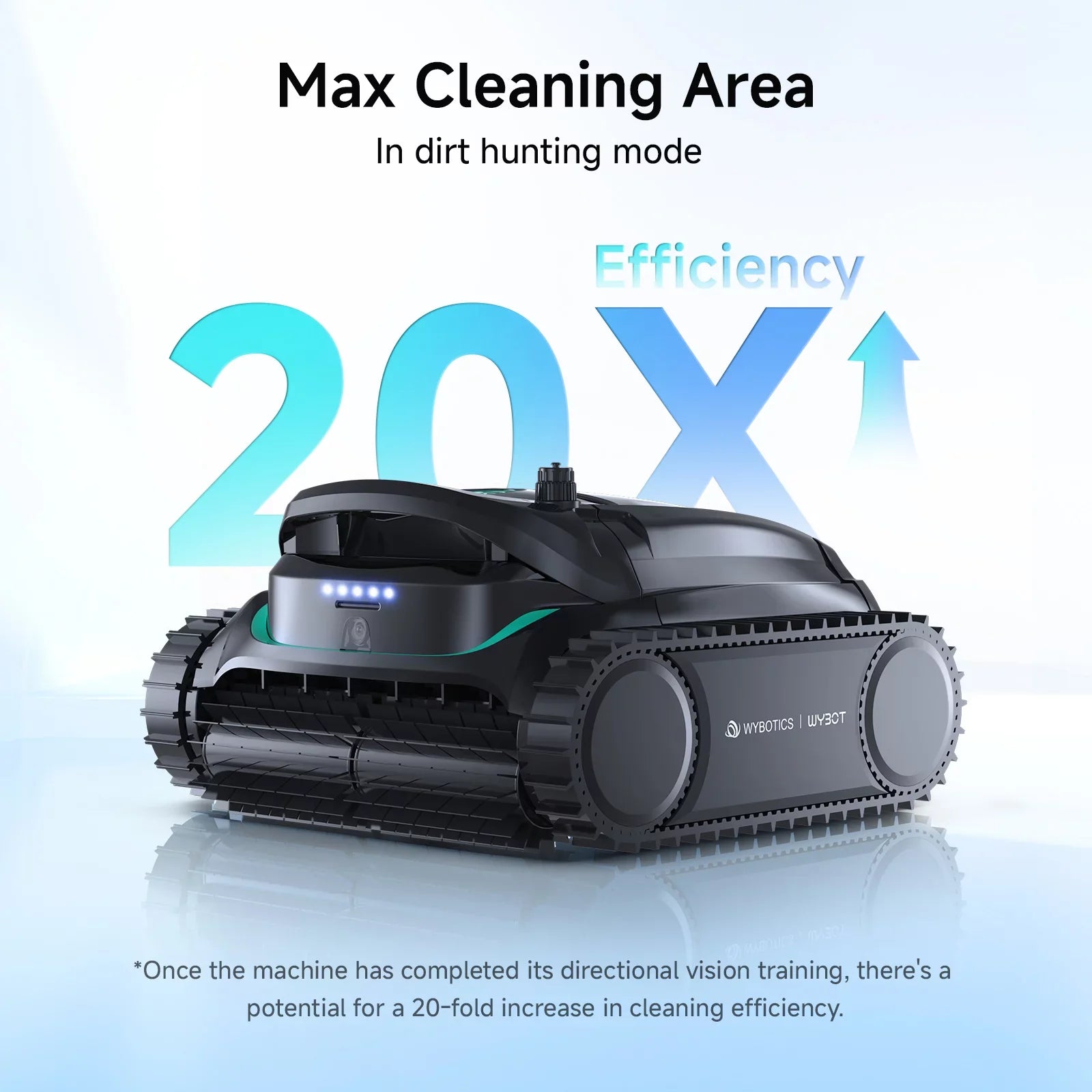 WYBOT M2 Visual Cordless Robot Pool Cleaner