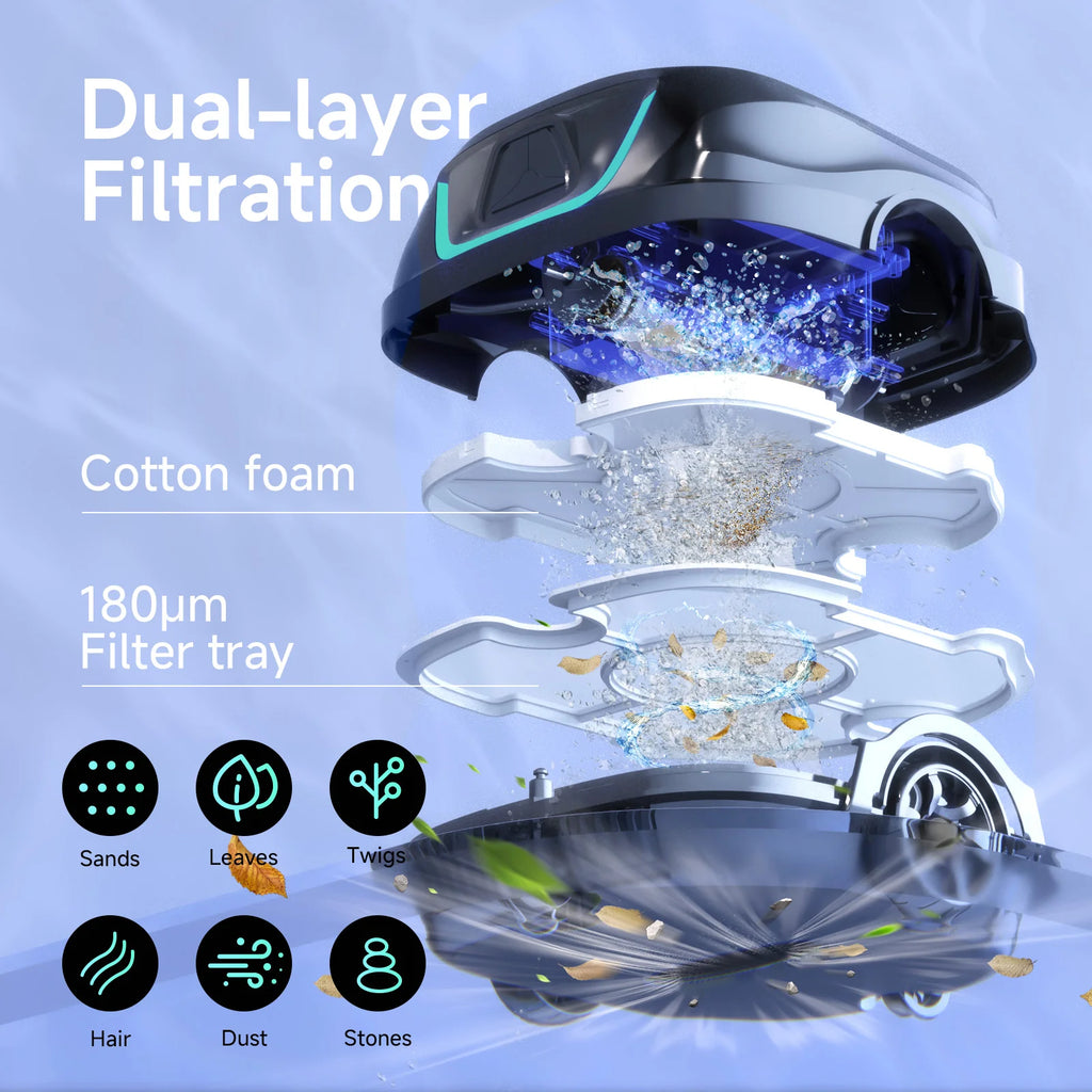 WYBOT A1 Cordless Robotic Pool Cleaner Pool Cleaning Robot