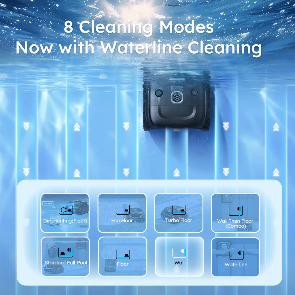 WYBOT C2 Vision Robotic Pool Cleaner Vacuum with AI Vision & Smart APP Control