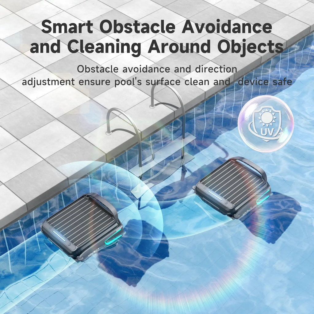 WYBOT F1 Pool Skimmer Solar Powered Robotic Cleaner