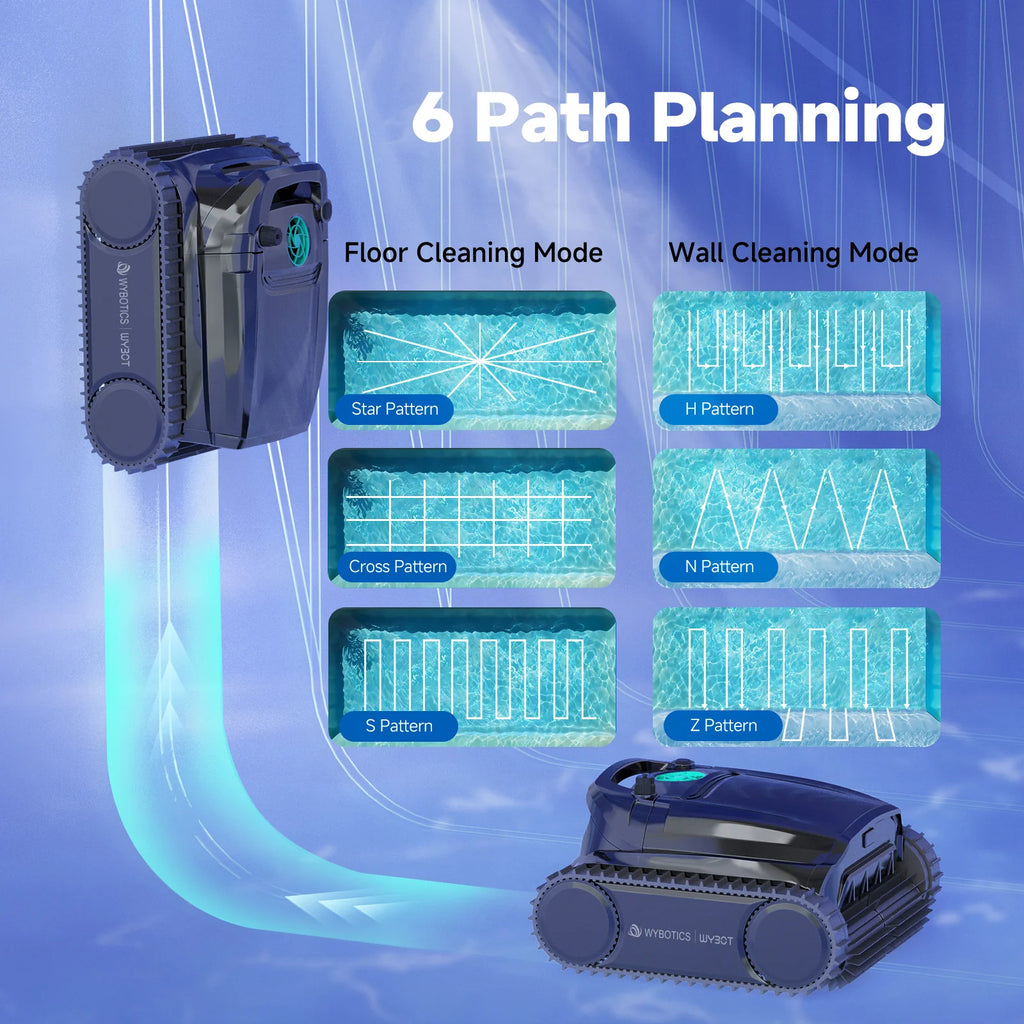WYBOT M1 Cordless Robotic Pool Cleaner With App Control
