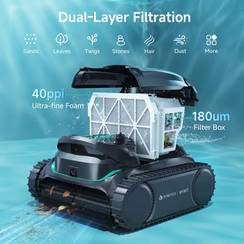 WYBOT M2 Visual Cordless Robot Pool Cleaner