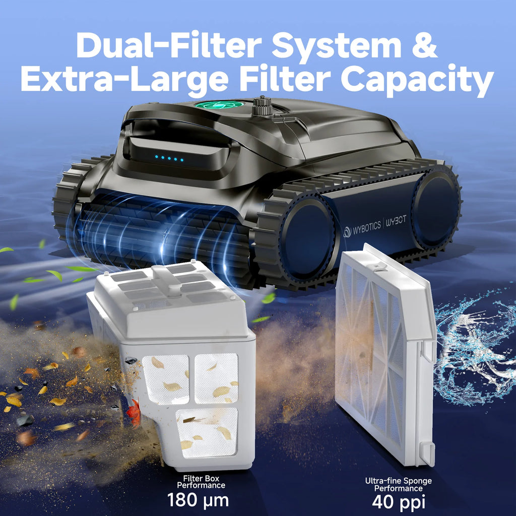 WYBOT M1 Cordless Robotic Pool Cleaner With App Control