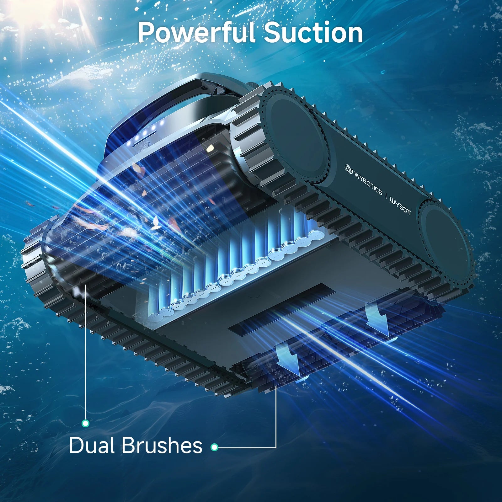 WYBOT M2 Visual Cordless Robot Pool Cleaner