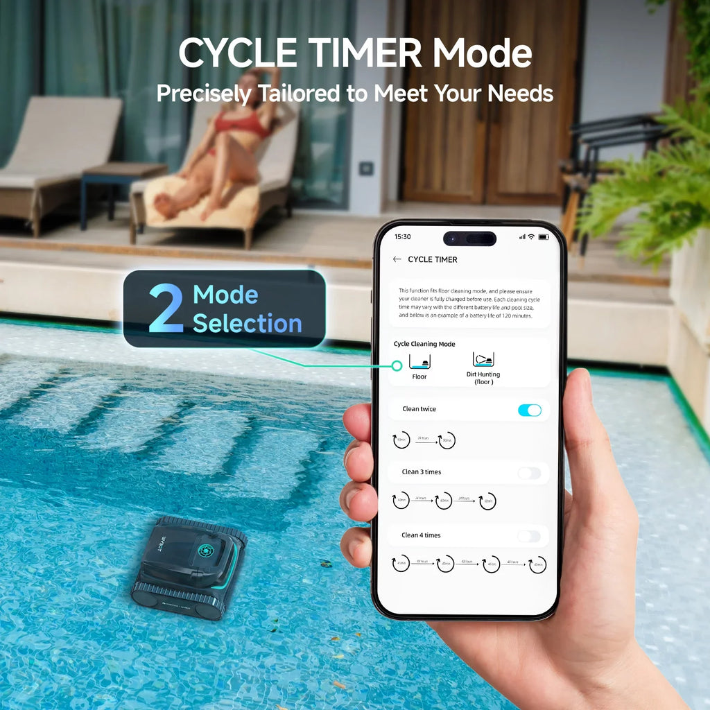 WYBOT M2 Visual Cordless Robot Pool Cleaner