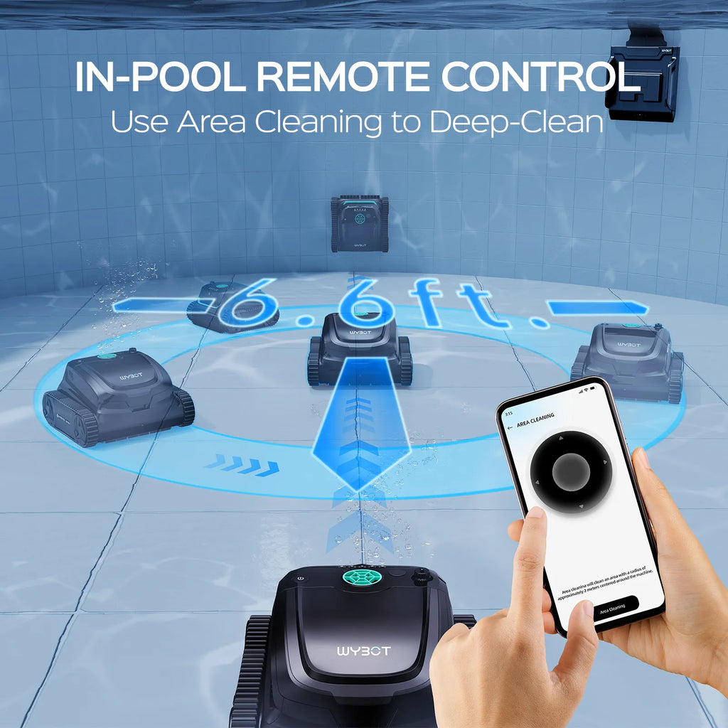 WYBOT S2 Solar Vision – World's 1st Solar-Powered Robotic Pool Cleaner with AI Vision & Auto Dock | 300 m²