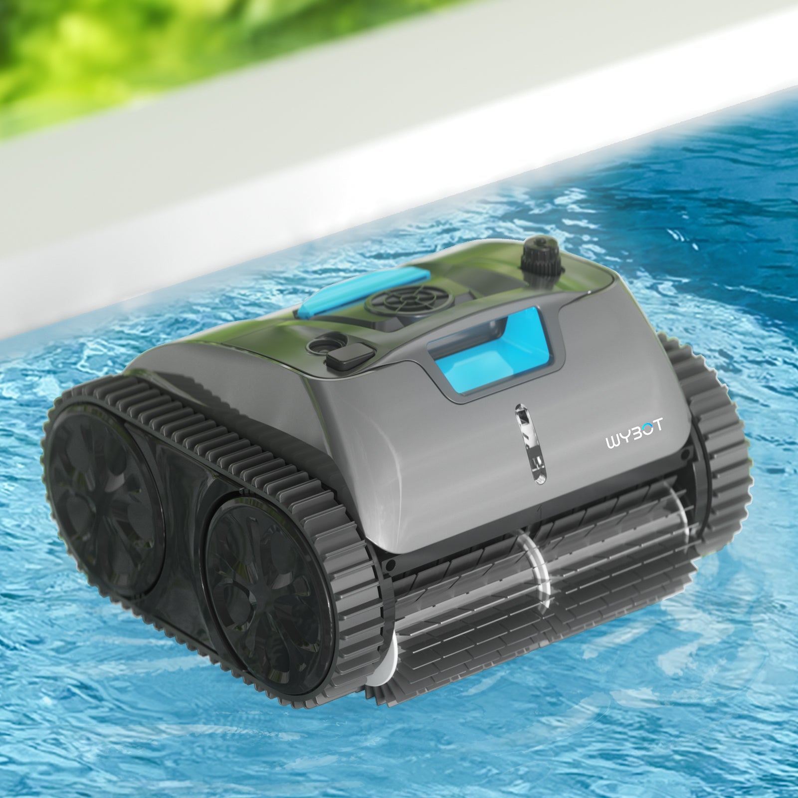 Wireless Robot Vacuum Pool Cleaner WYBOT C1PRO Rechargeable Clean Walls Background Cleaning 150Mins Running Time