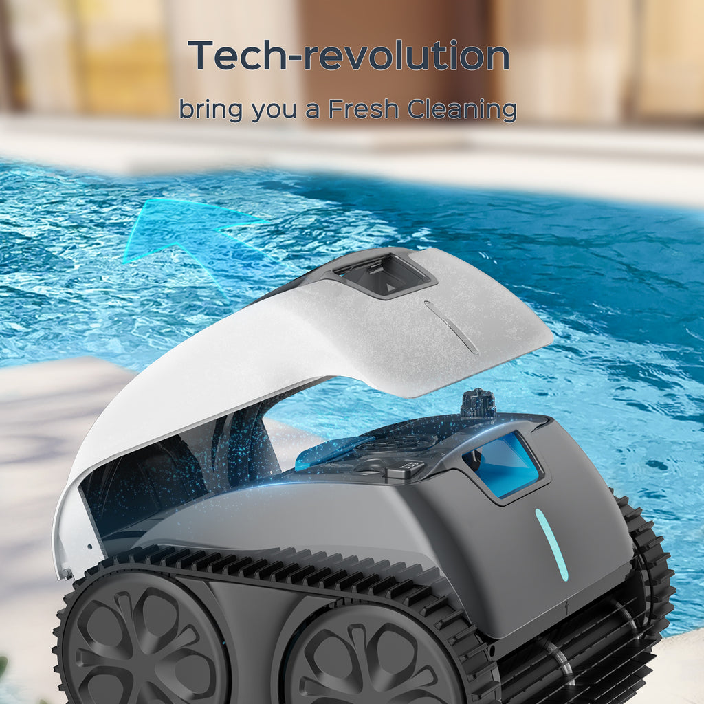 Wireless Robot Vacuum Pool Cleaner WYBOT C1PRO Rechargeable Clean Walls Background Cleaning 150Mins Running Time