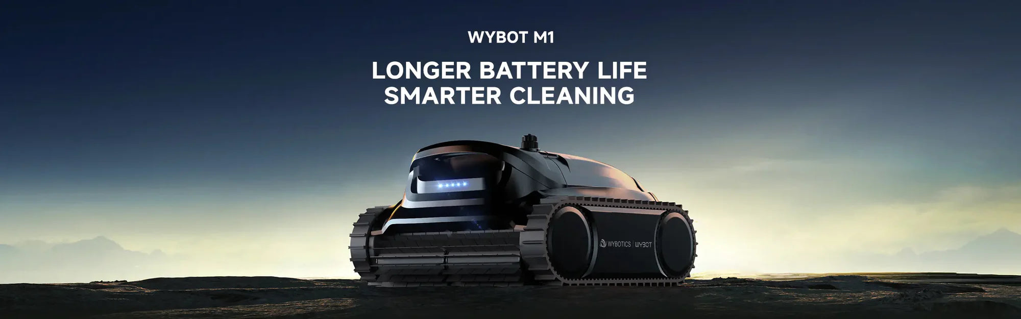 WYBOT M1 Cordless Robotic Pool Cleaner With App Control