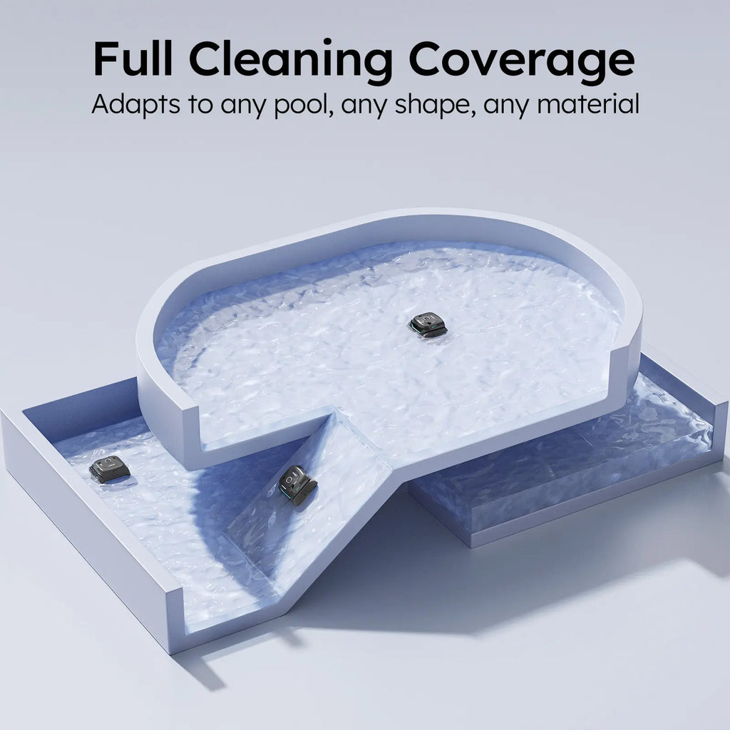 WYBOT C2 Cordless Robotic Pool Cleaner With App Control